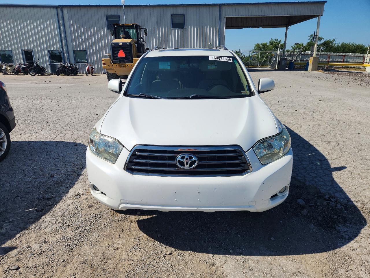 2008 Toyota Highlander Sport White vin: JTEDS43A782053779