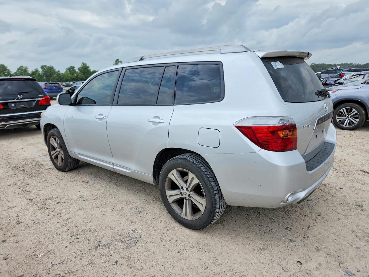 2009 Toyota Highlander Sport Silver vin: JTEDS43A792082300