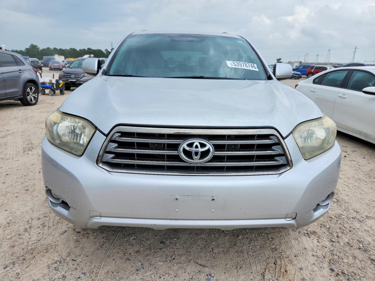 2009 Toyota Highlander Sport Silver vin: JTEDS43A792082300
