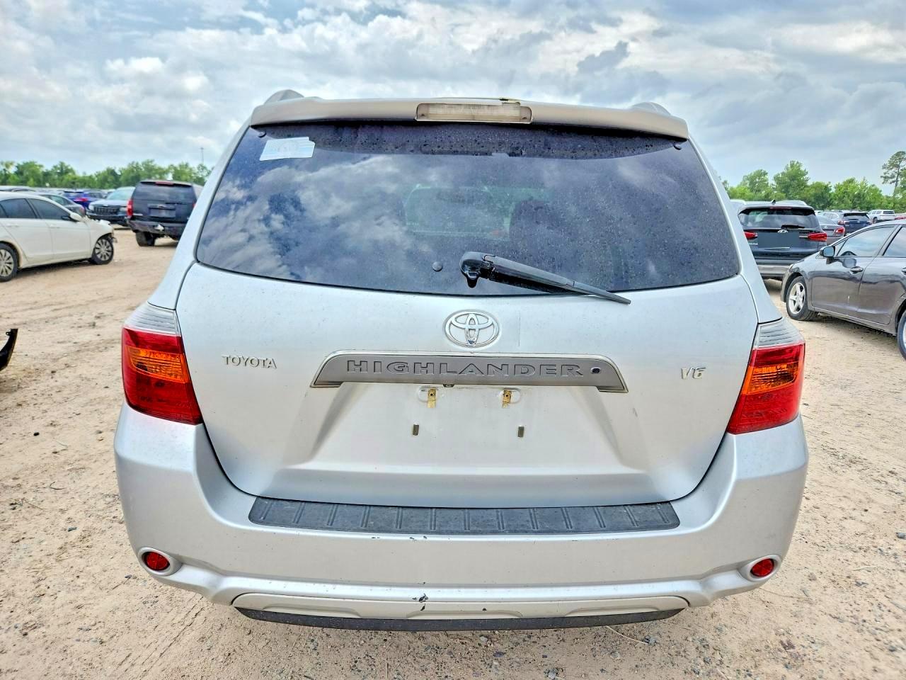 2009 Toyota Highlander Sport Silver vin: JTEDS43A792082300