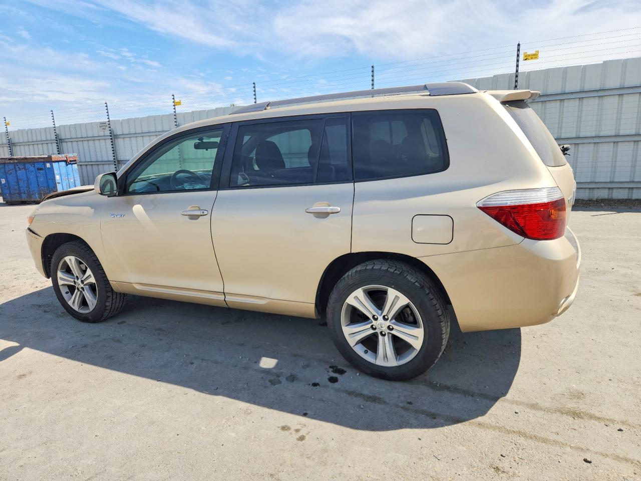 2008 Toyota Highlander Sport Tan vin: JTEDS43A882034271