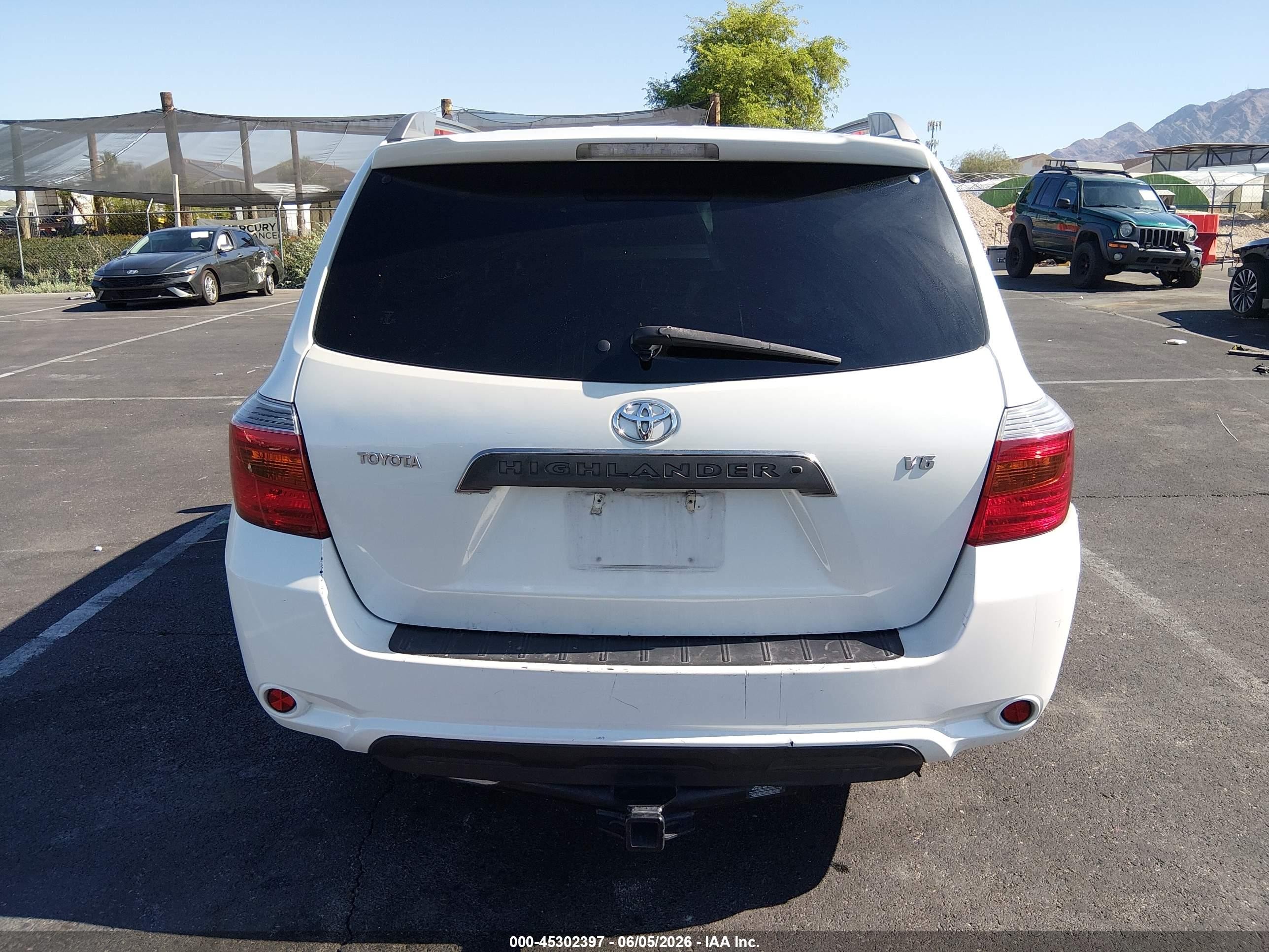 2008 Toyota Highlander Sport Белый vin: JTEDS43A882057534