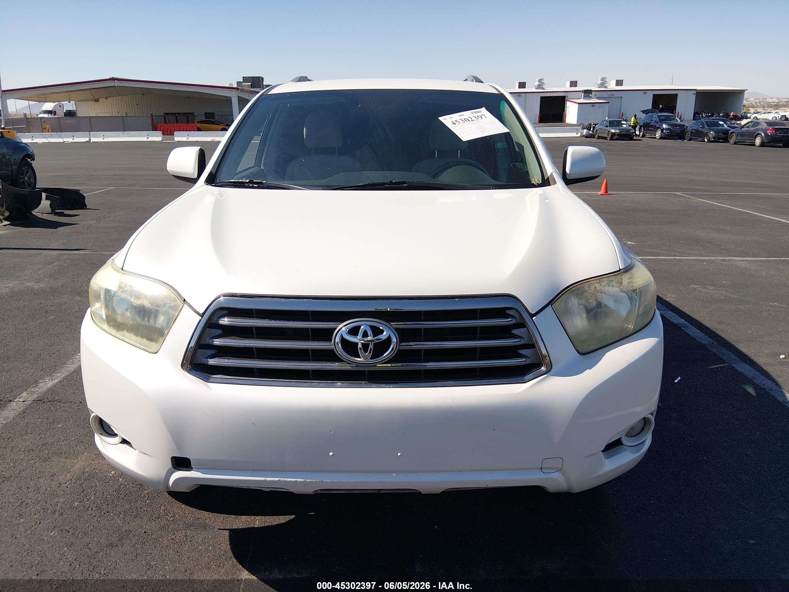 2008 Toyota Highlander Sport Белый vin: JTEDS43A882057534