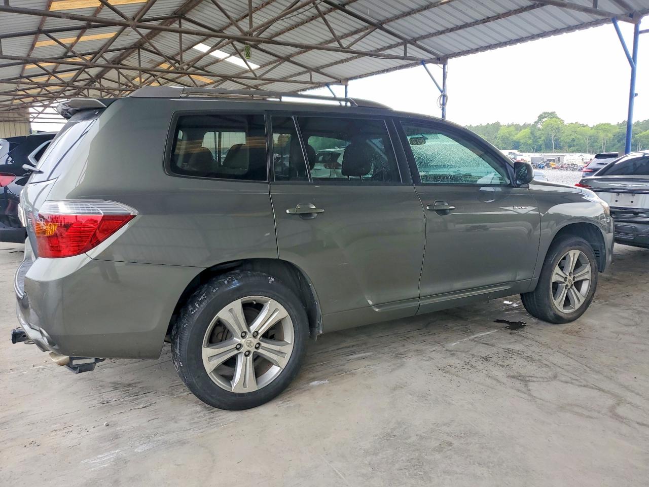 2008 Toyota Highlander Sport Зеленый vin: JTEDS43A982035350