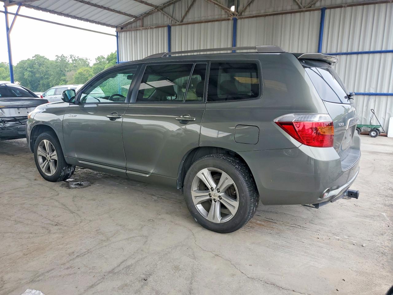 2008 Toyota Highlander Sport Зеленый vin: JTEDS43A982035350