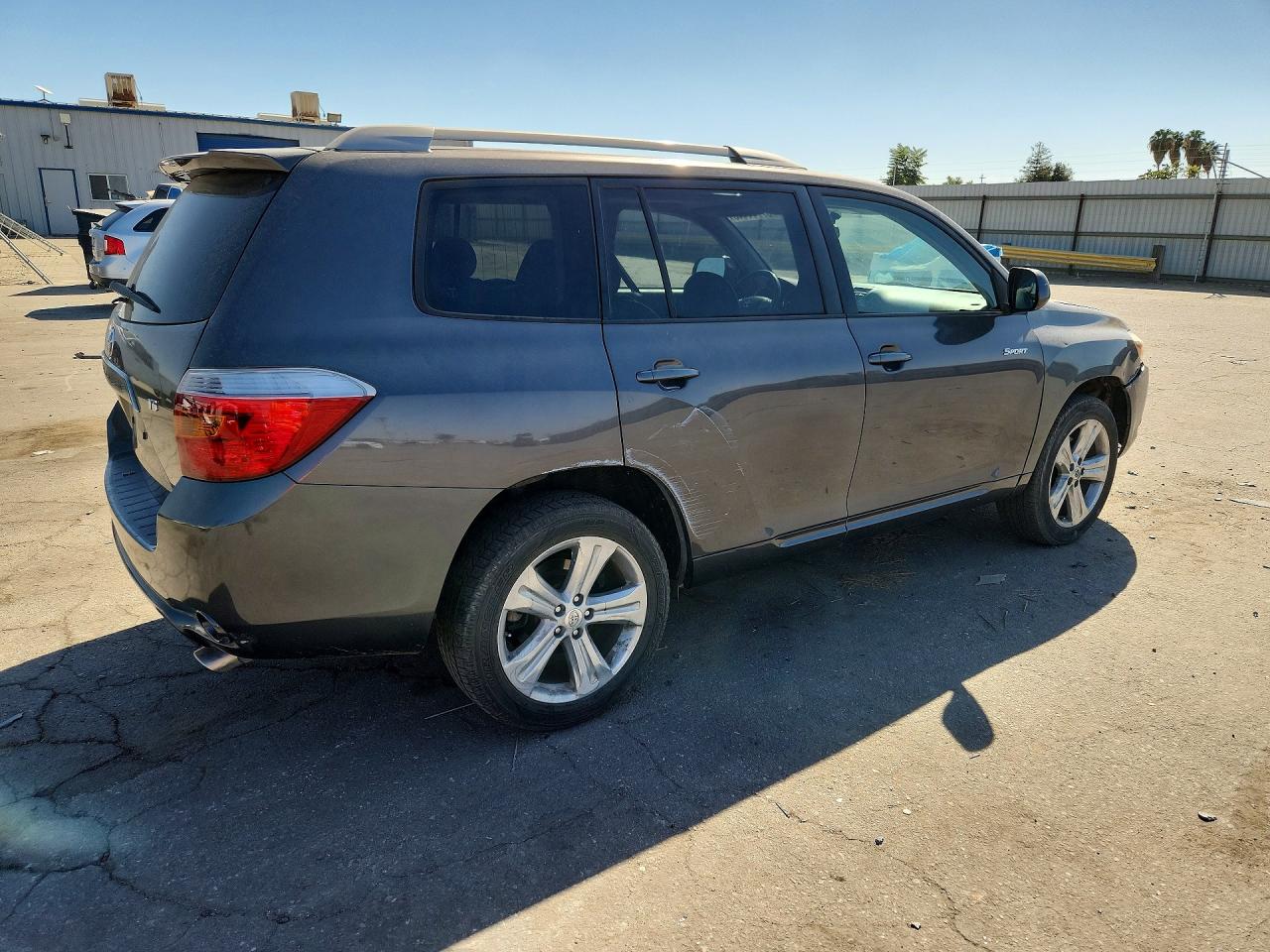 2008 Toyota Highlander Sport Gray vin: JTEDS43A982035364