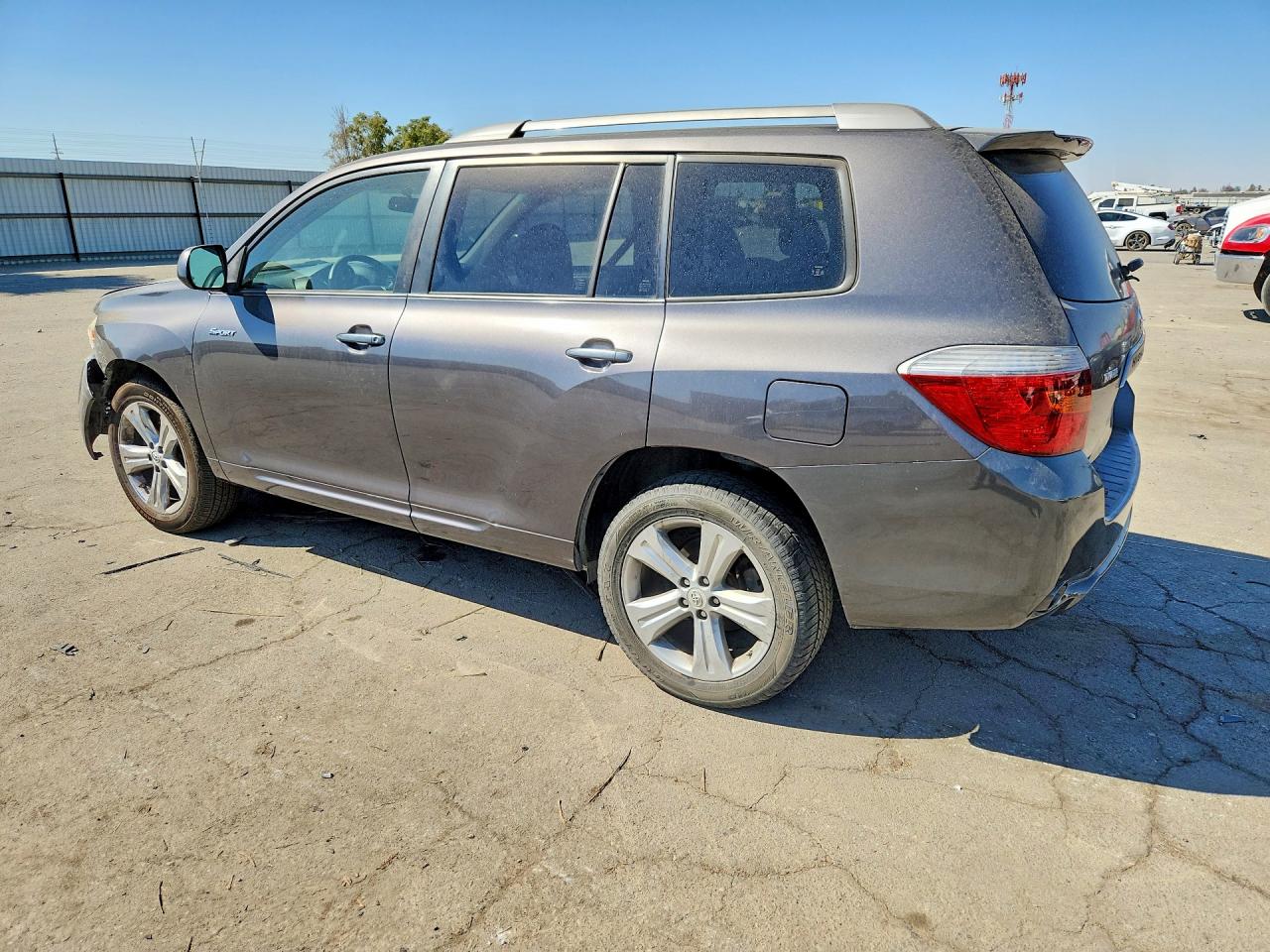 2008 Toyota Highlander Sport Gray vin: JTEDS43A982035364