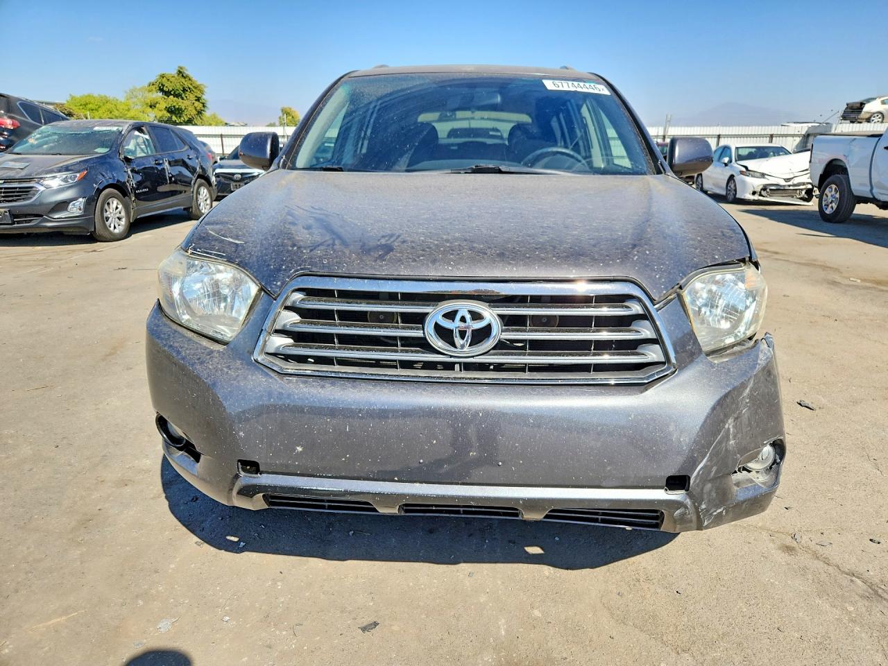 2008 Toyota Highlander Sport Gray vin: JTEDS43A982035364