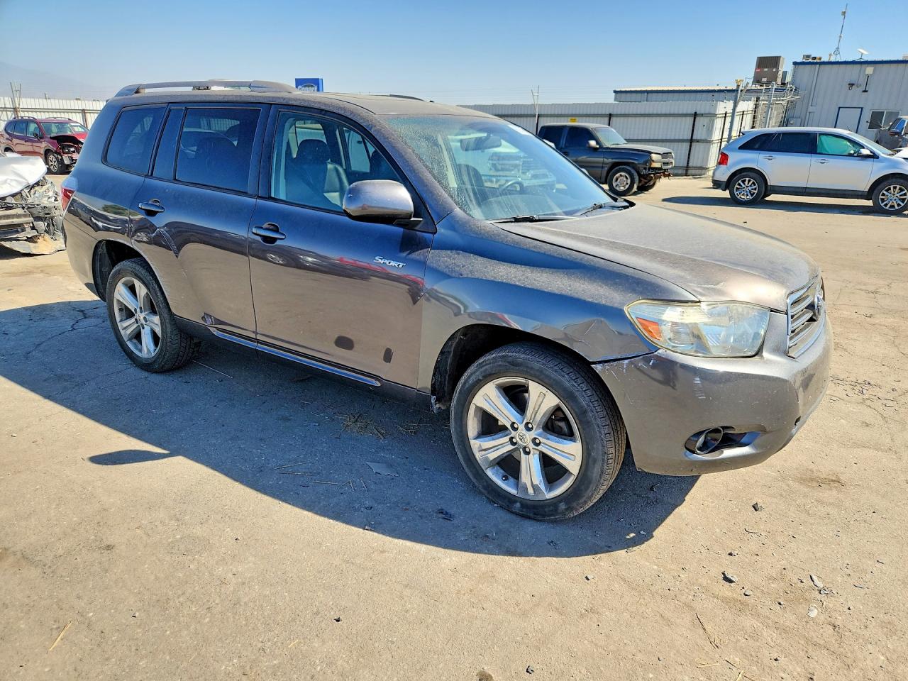 2008 Toyota Highlander Sport Gray vin: JTEDS43A982035364