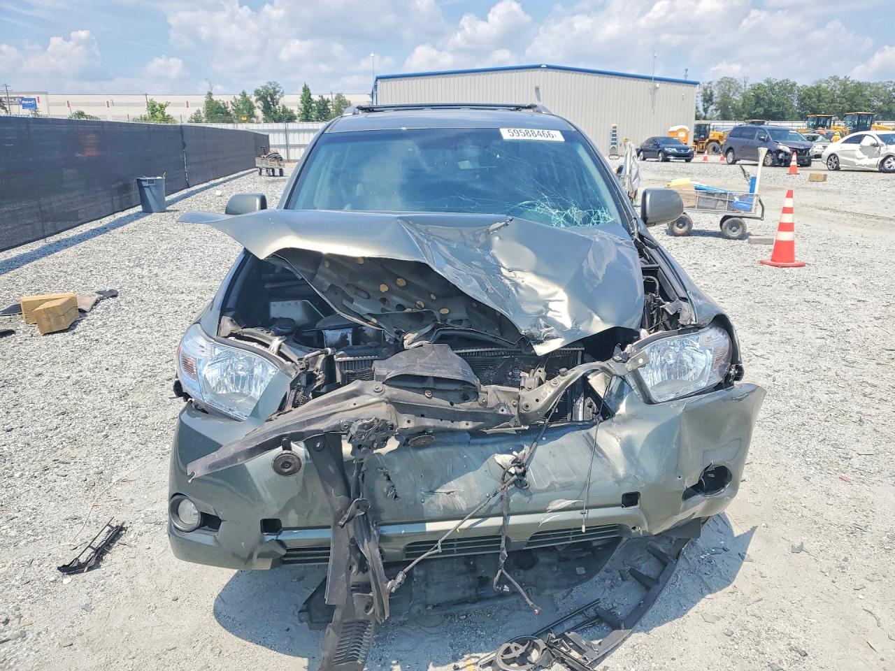 2008 Toyota Highlander Sport Green vin: JTEDS43AX82004320
