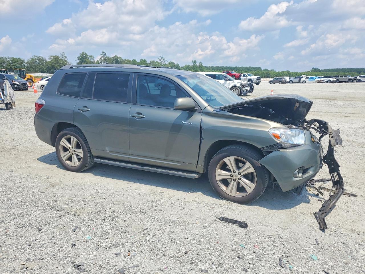 2008 Toyota Highlander Sport Green vin: JTEDS43AX82004320