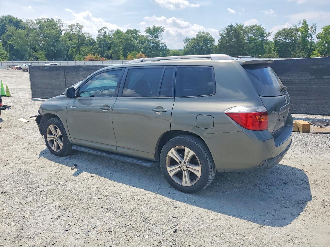 2008 Toyota Highlander Sport Green vin: JTEDS43AX82004320