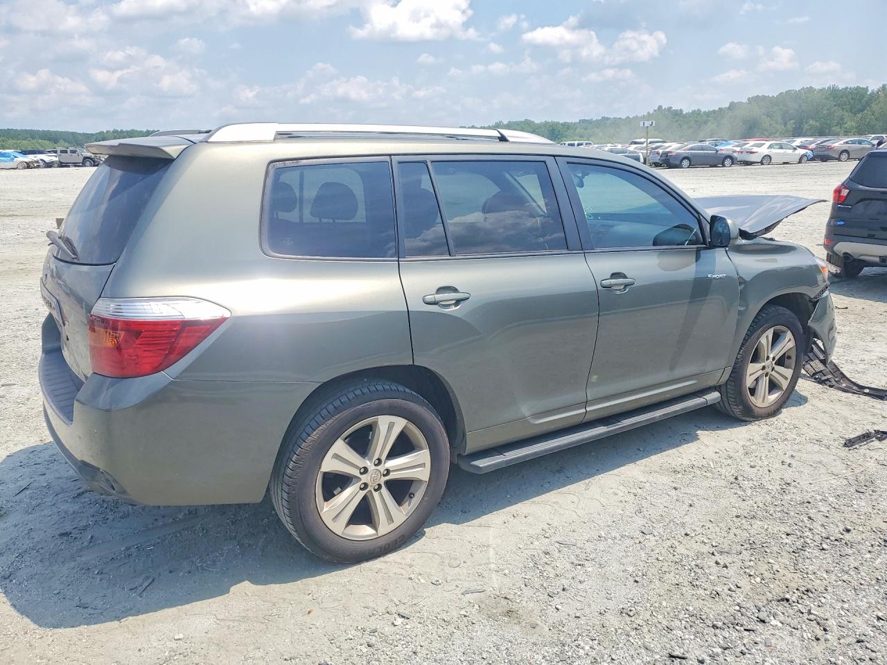 2008 Toyota Highlander Sport Green vin: JTEDS43AX82004320