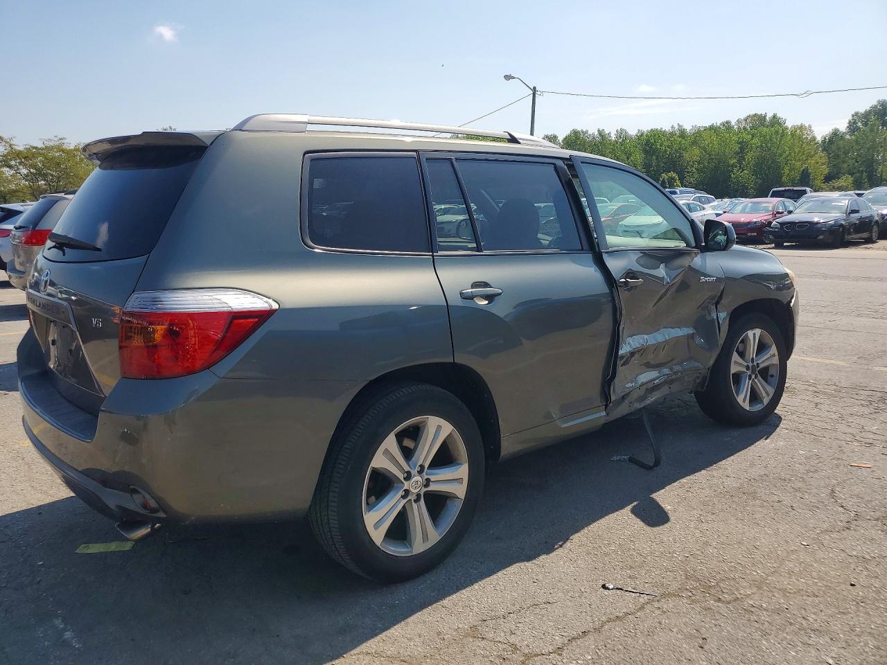 2008 Toyota Highlander Sport Gray vin: JTEDS43AX82037107