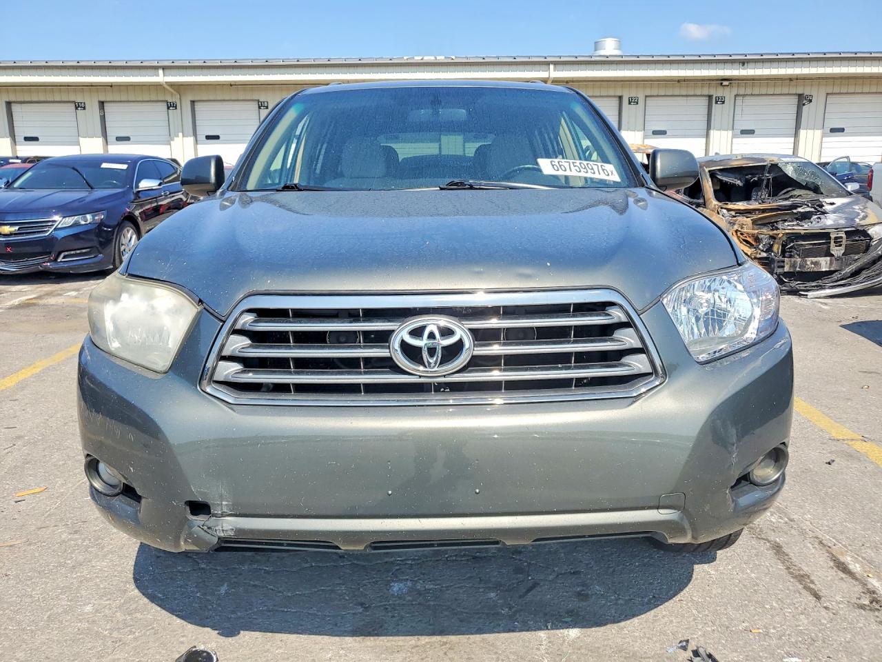 2008 Toyota Highlander Sport Gray vin: JTEDS43AX82037107