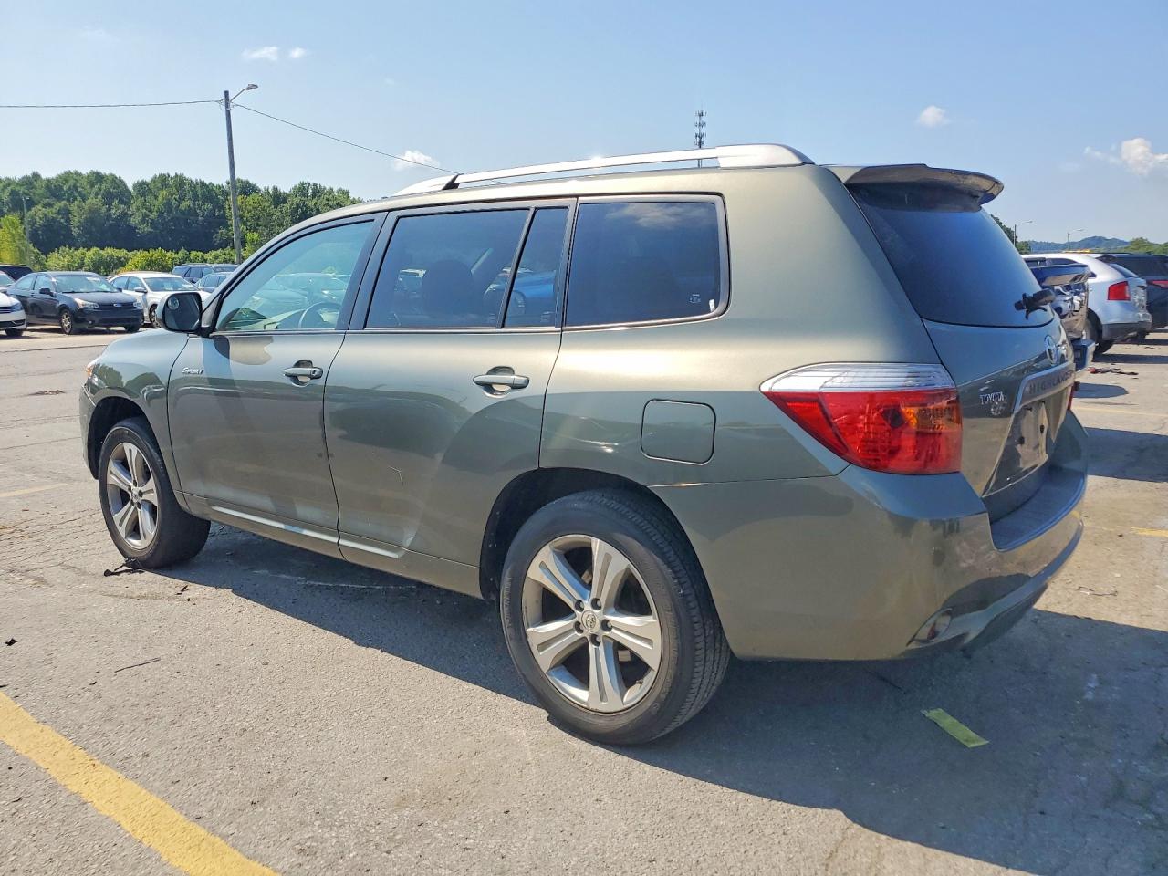 2008 Toyota Highlander Sport Gray vin: JTEDS43AX82037107