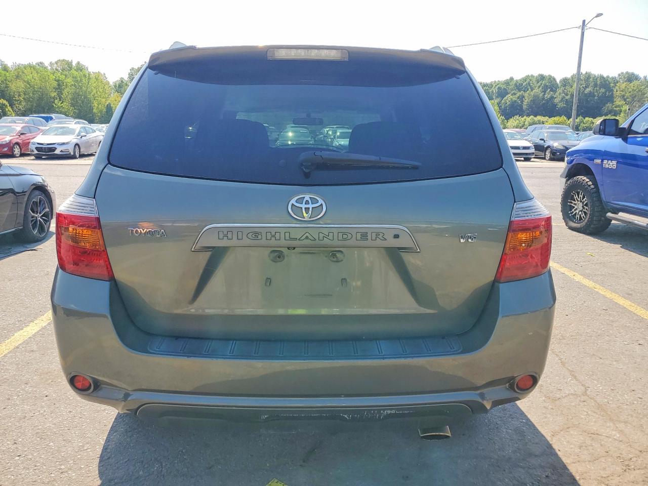 2008 Toyota Highlander Sport Gray vin: JTEDS43AX82037107