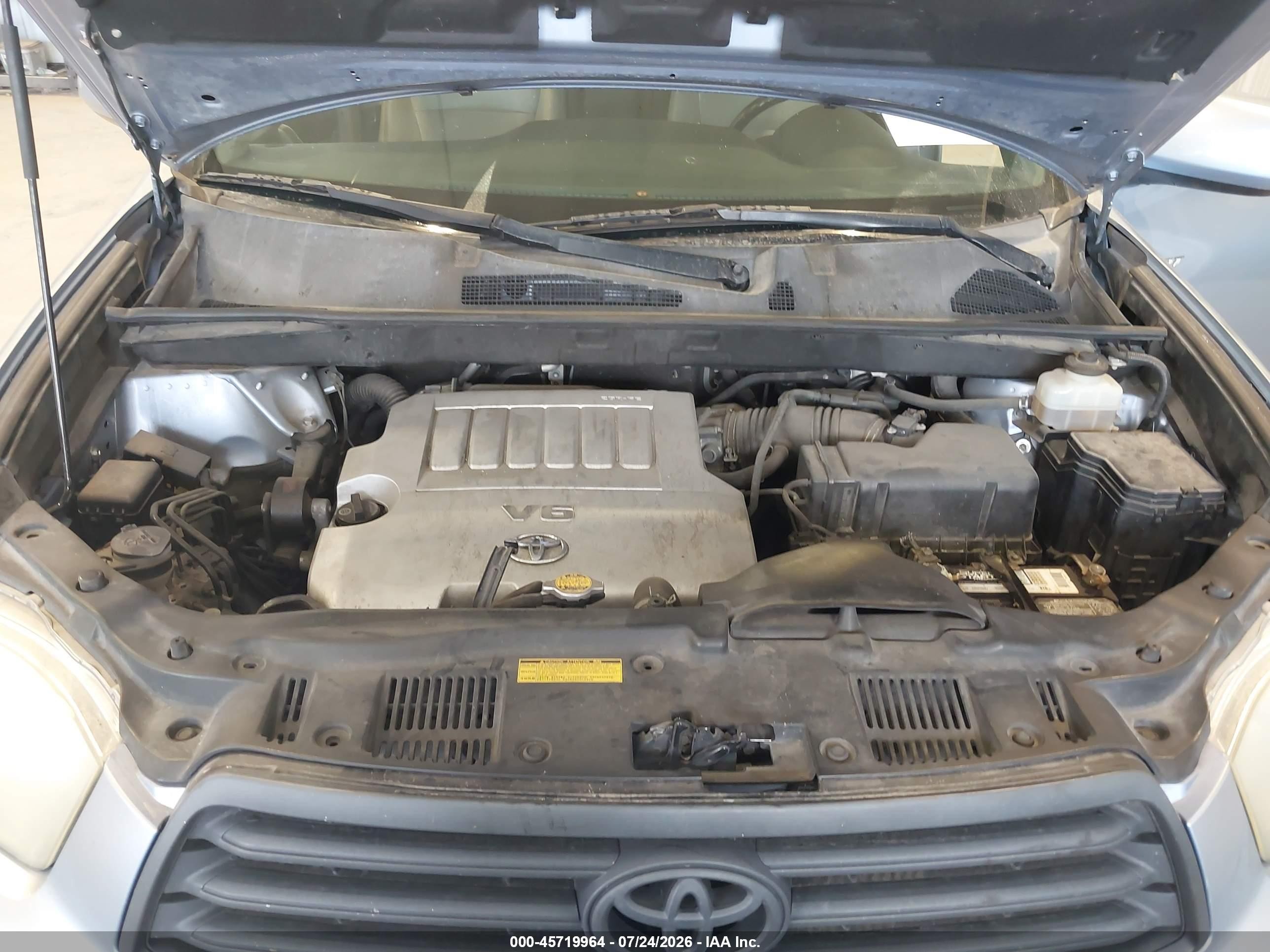 2008 Toyota Highlander Sport Light Blue vin: JTEDS43AX82051430