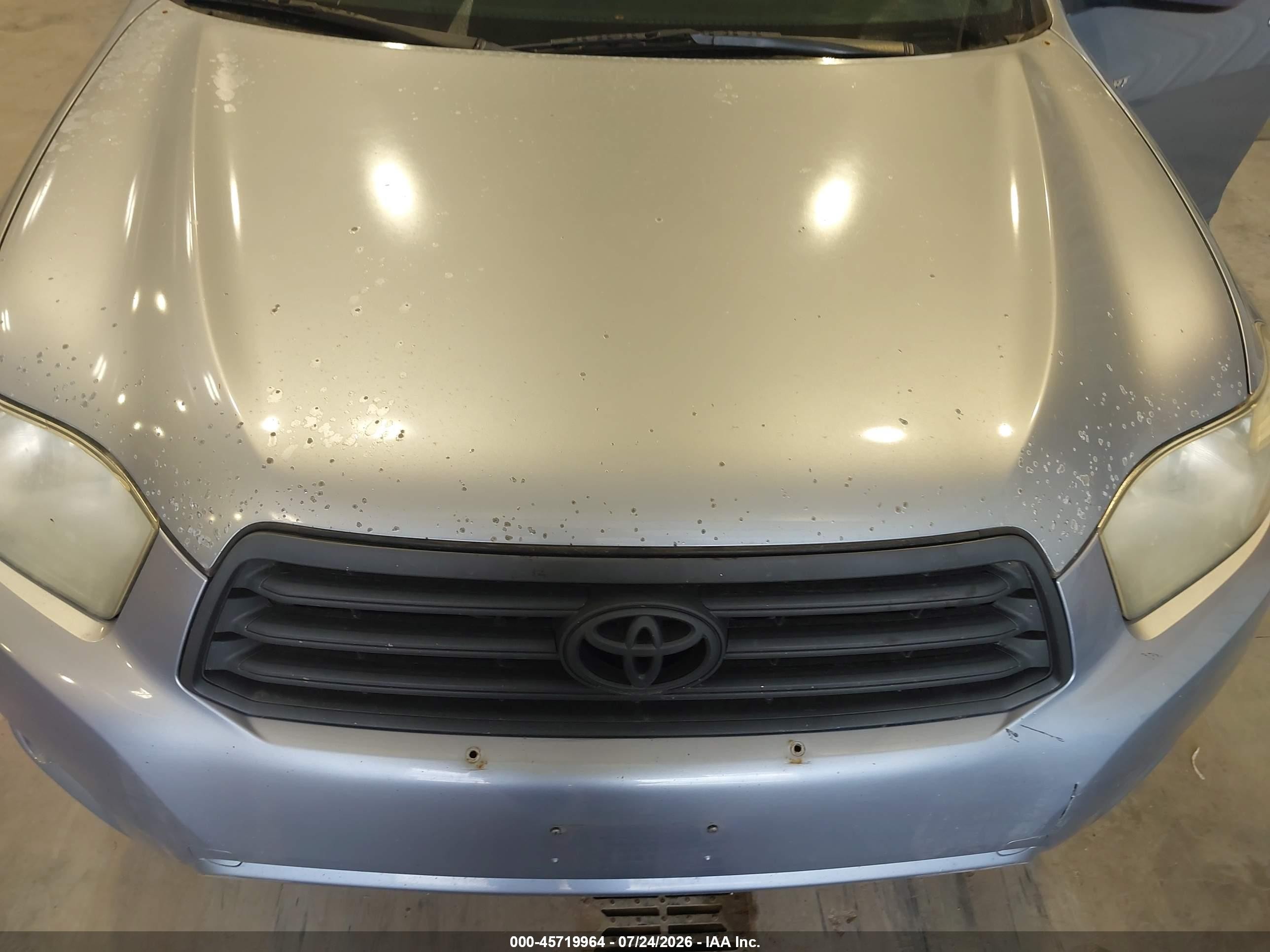 2008 Toyota Highlander Sport Light Blue vin: JTEDS43AX82051430