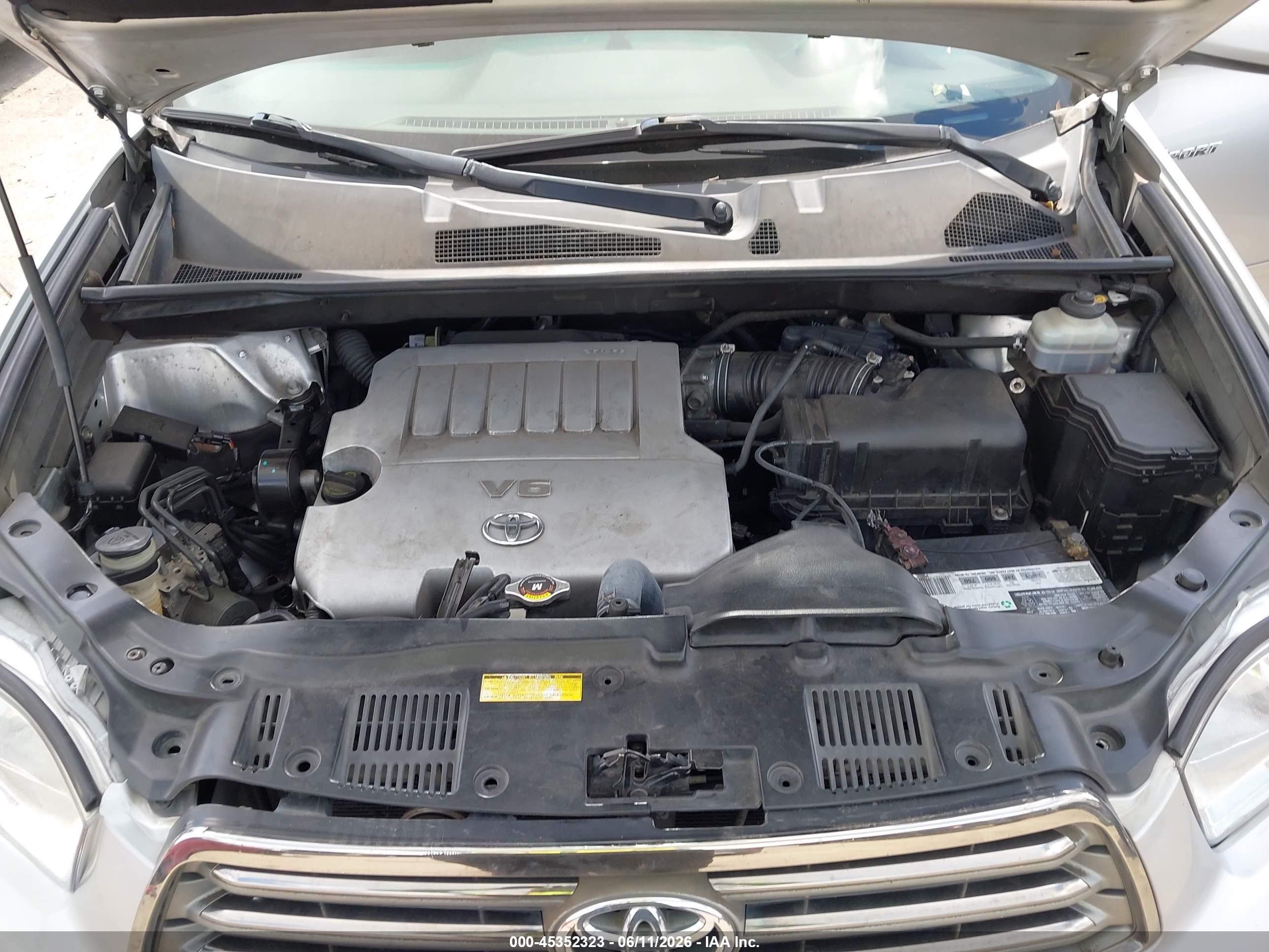 2008 Toyota Highlander Sport Gray vin: JTEDS43AX82054148