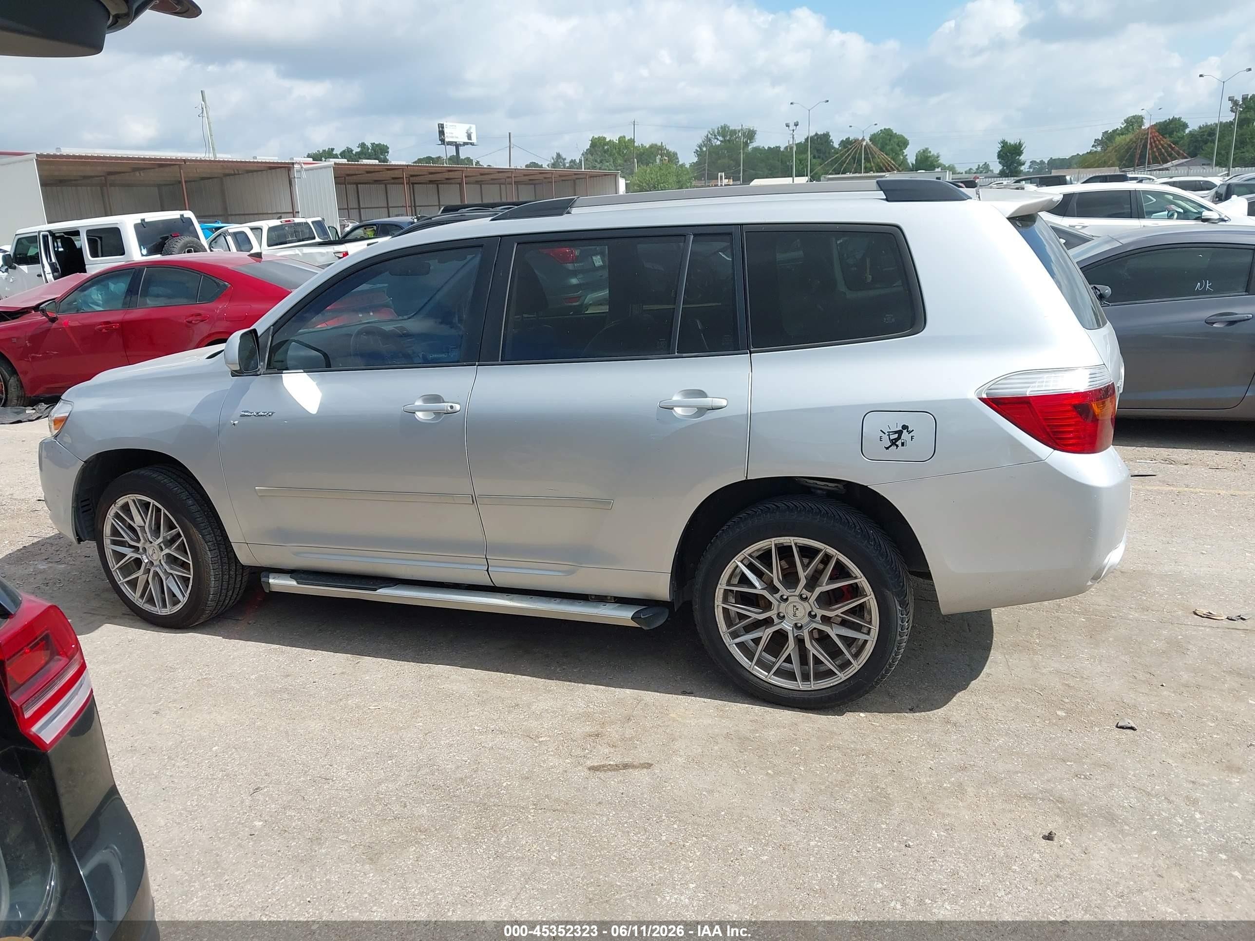 2008 Toyota Highlander Sport Gray vin: JTEDS43AX82054148