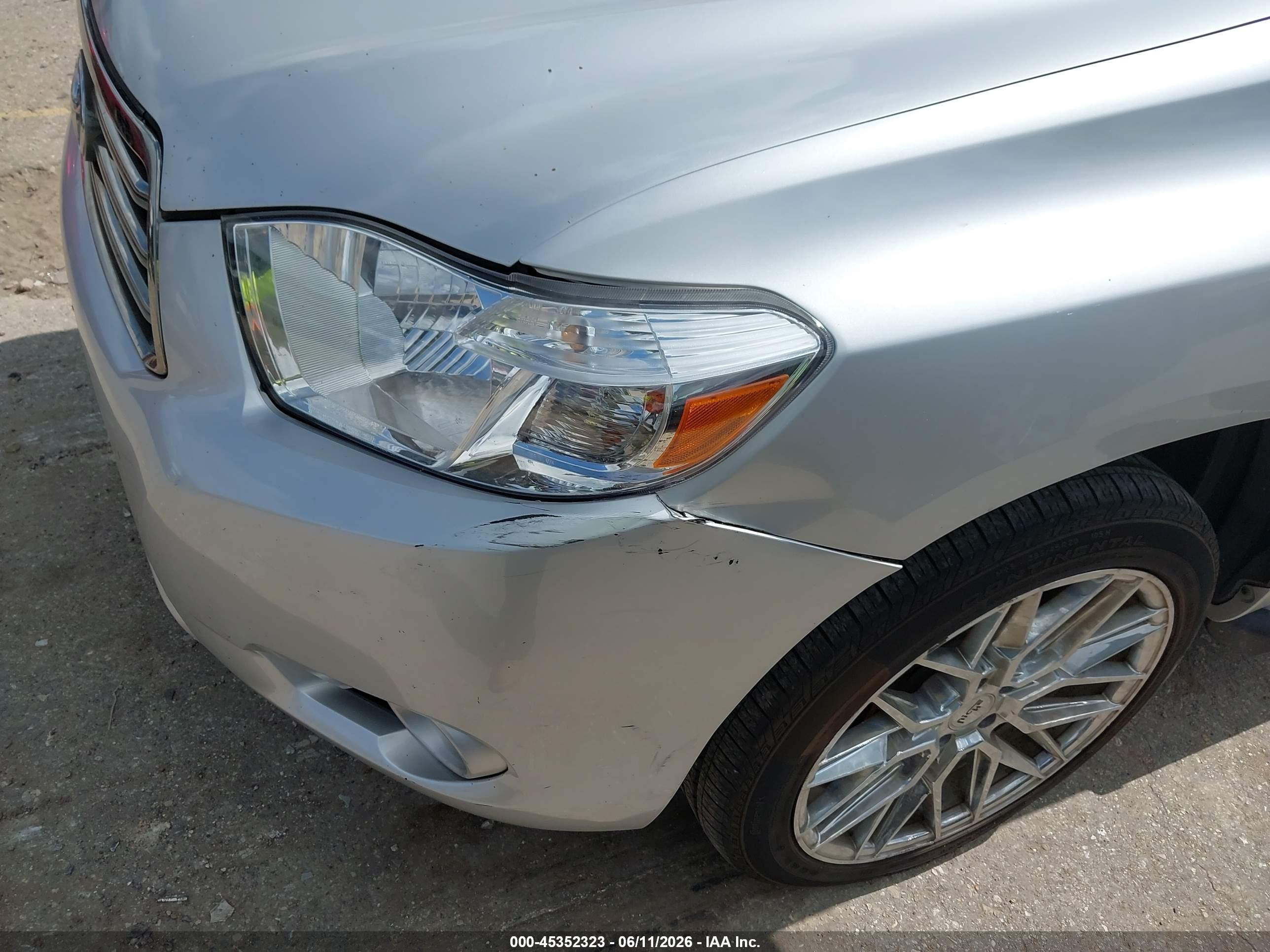 2008 Toyota Highlander Sport Gray vin: JTEDS43AX82054148