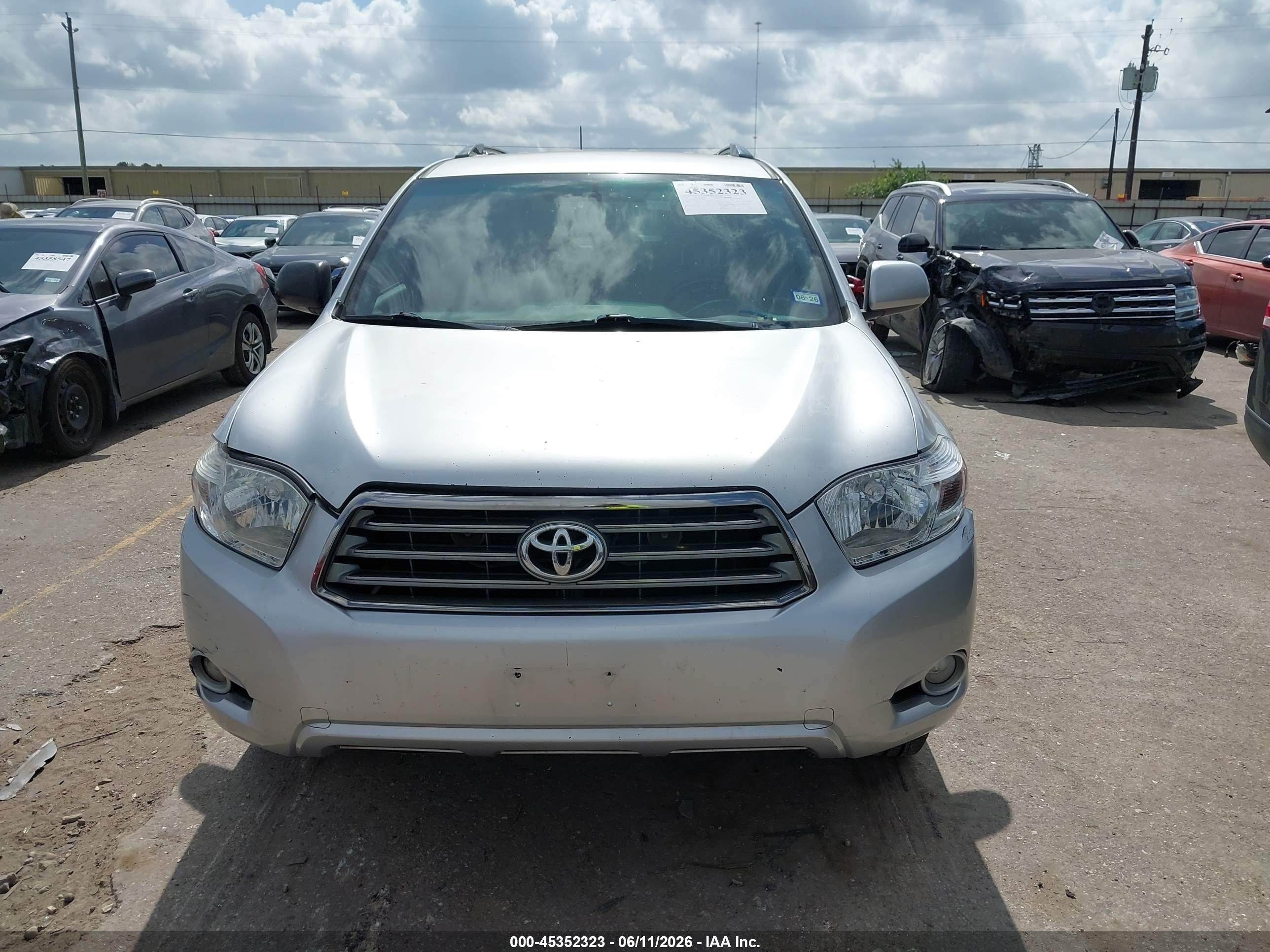 2008 Toyota Highlander Sport Gray vin: JTEDS43AX82054148