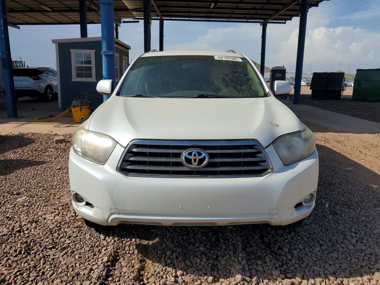 2009 Toyota Highlander Sport White vin: JTEDS43AX92088463