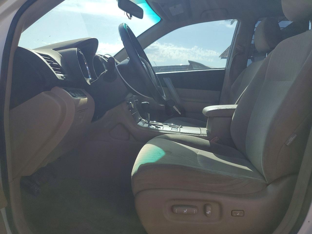 2009 Toyota Highlander Sport White vin: JTEDS43AX92088463