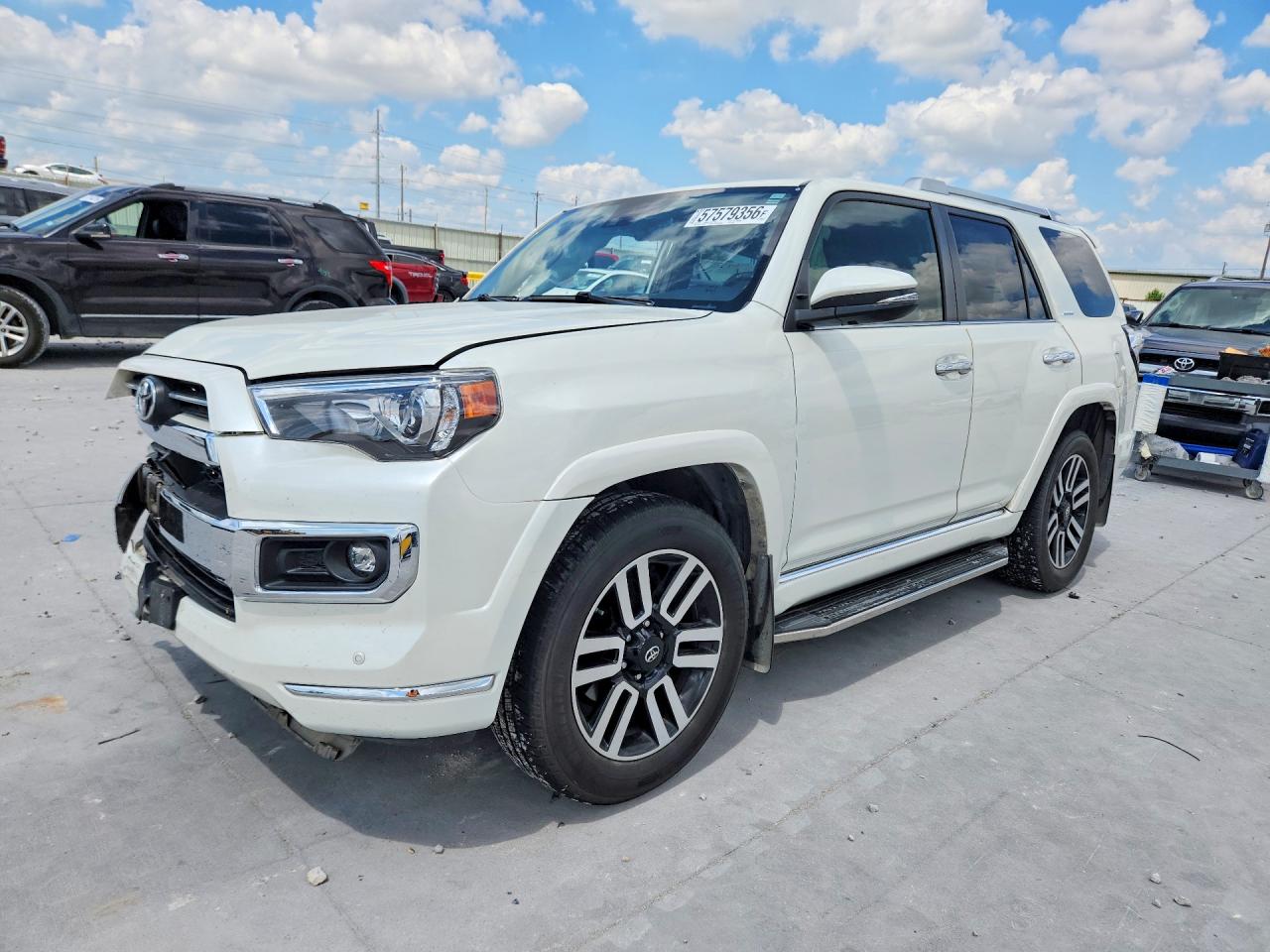 2021 Toyota 4runner Limited White vin: JTEDU5JR3M5230524