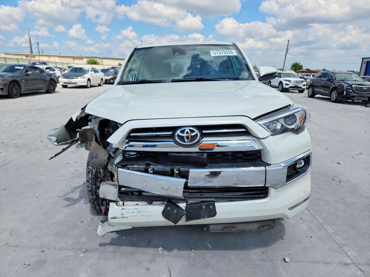 2021 Toyota 4runner Limited White vin: JTEDU5JR3M5230524