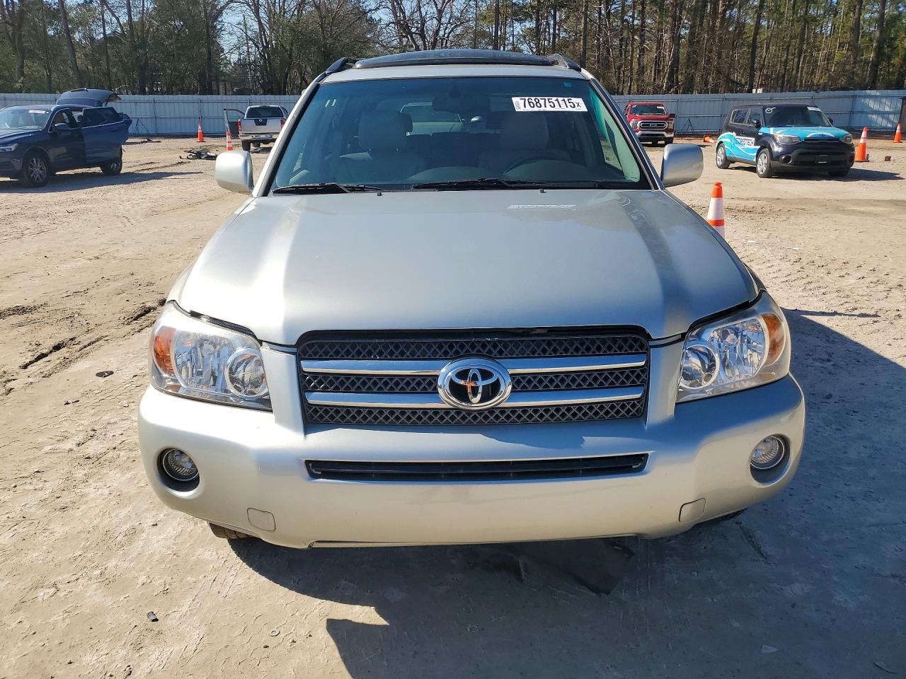 2006 Toyota Highlander Hybrid Gold vin: JTEDW21A160009135