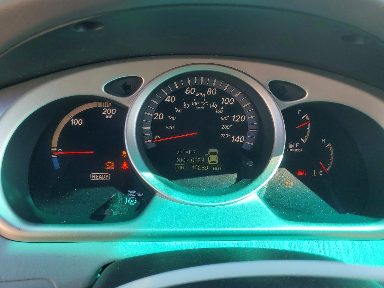 2006 Toyota Highlander Hybrid Gold vin: JTEDW21A160009135