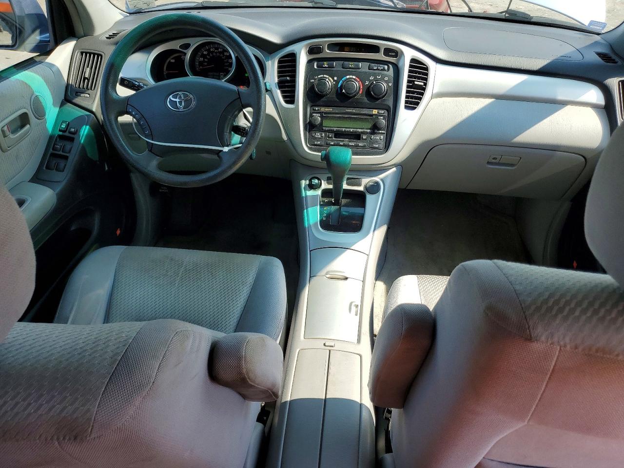 2006 Toyota Highlander Hybrid Blue vin: JTEDW21A160009961