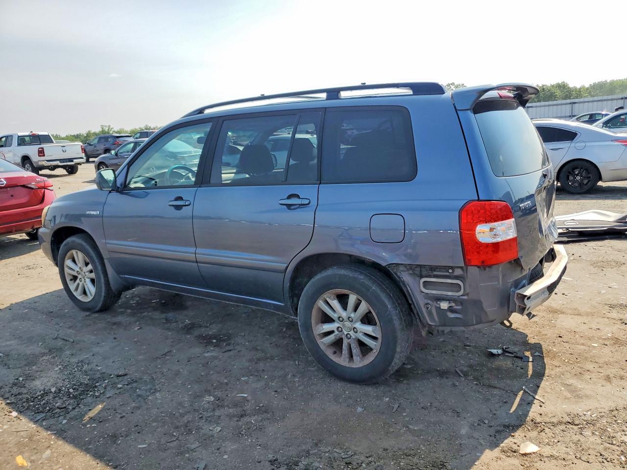2006 Toyota Highlander Hybrid Blue vin: JTEDW21A160009961
