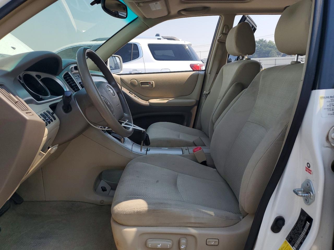 2006 Toyota Highlander Hybrid White vin: JTEDW21A160010852