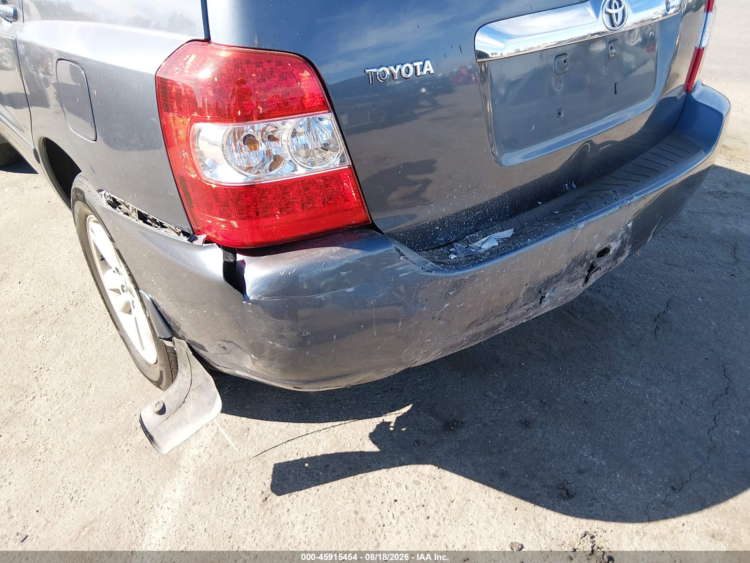 2006 Toyota Highlander Hybrid Limited V6 Gray vin: JTEDW21A160013430