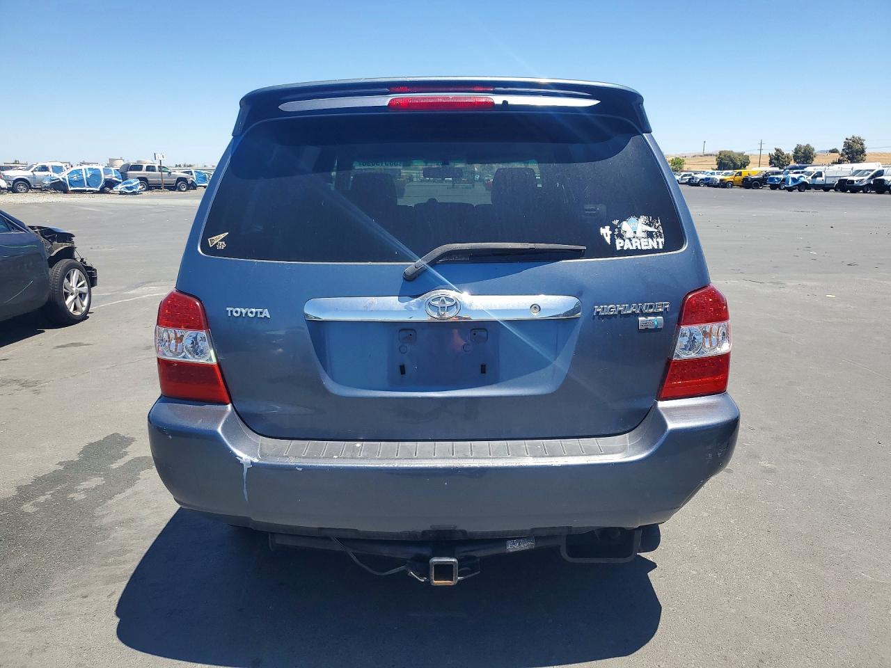 2006 Toyota Highlander Hybrid Синий vin: JTEDW21A260003568