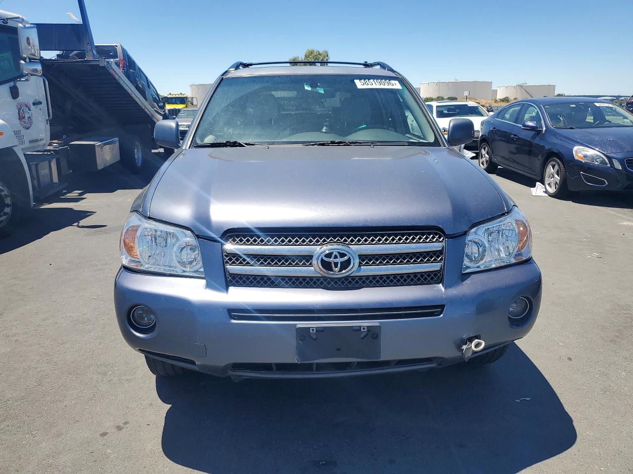 2006 Toyota Highlander Hybrid Синий vin: JTEDW21A260003568