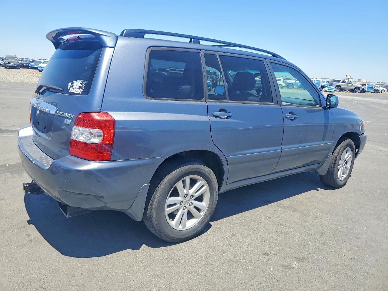 2006 Toyota Highlander Hybrid Синий vin: JTEDW21A260003568