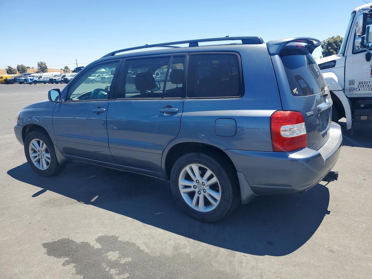 2006 Toyota Highlander Hybrid Синий vin: JTEDW21A260003568