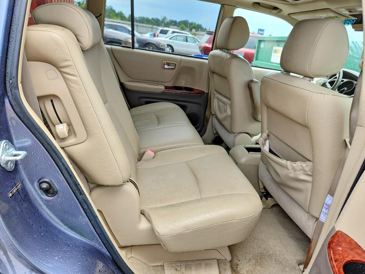 2006 Toyota Highlander Hybrid Blue vin: JTEDW21A260004400