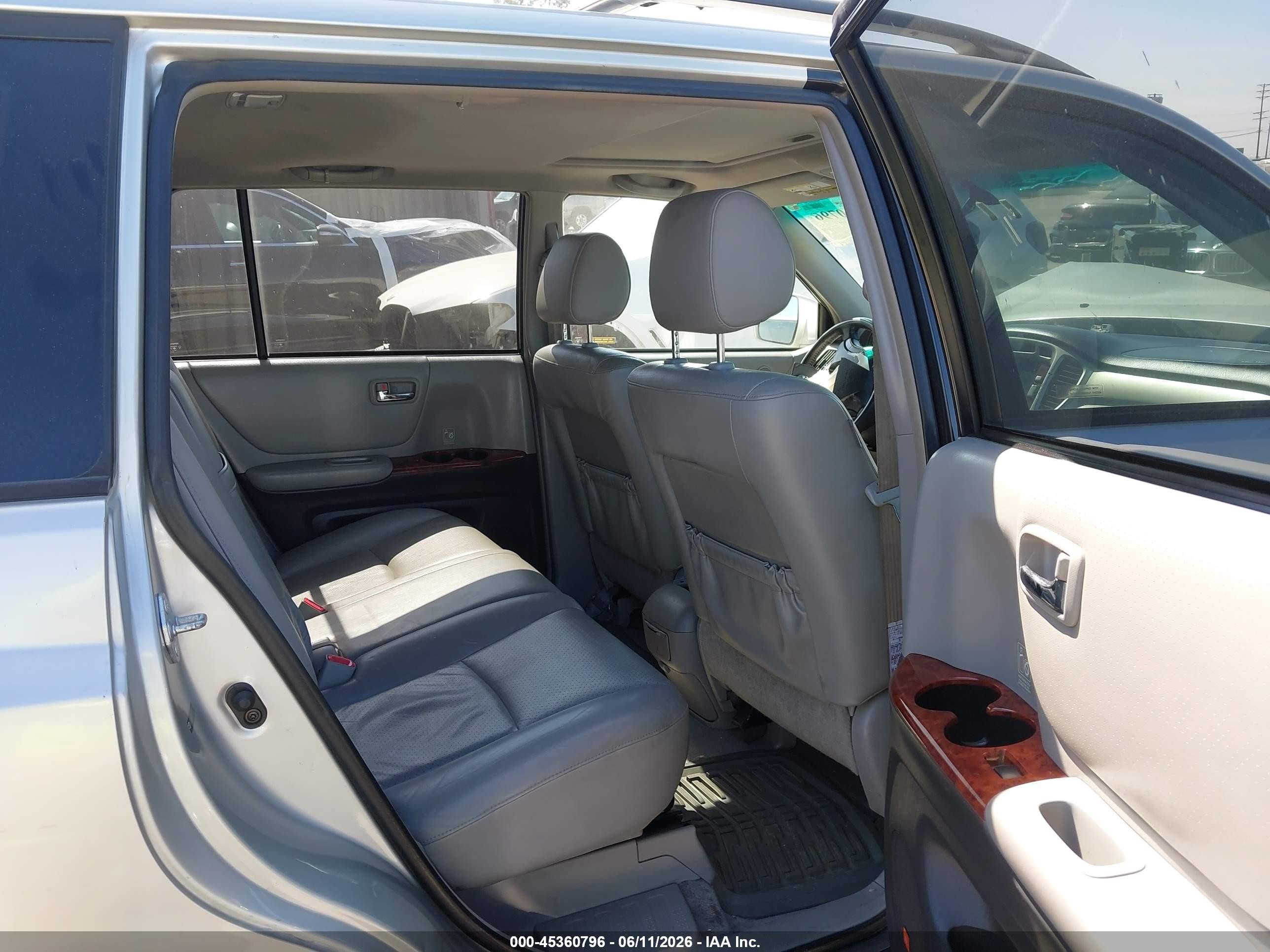 2006 Toyota Highlander Hybrid Limited V6 Silver vin: JTEDW21A260012223