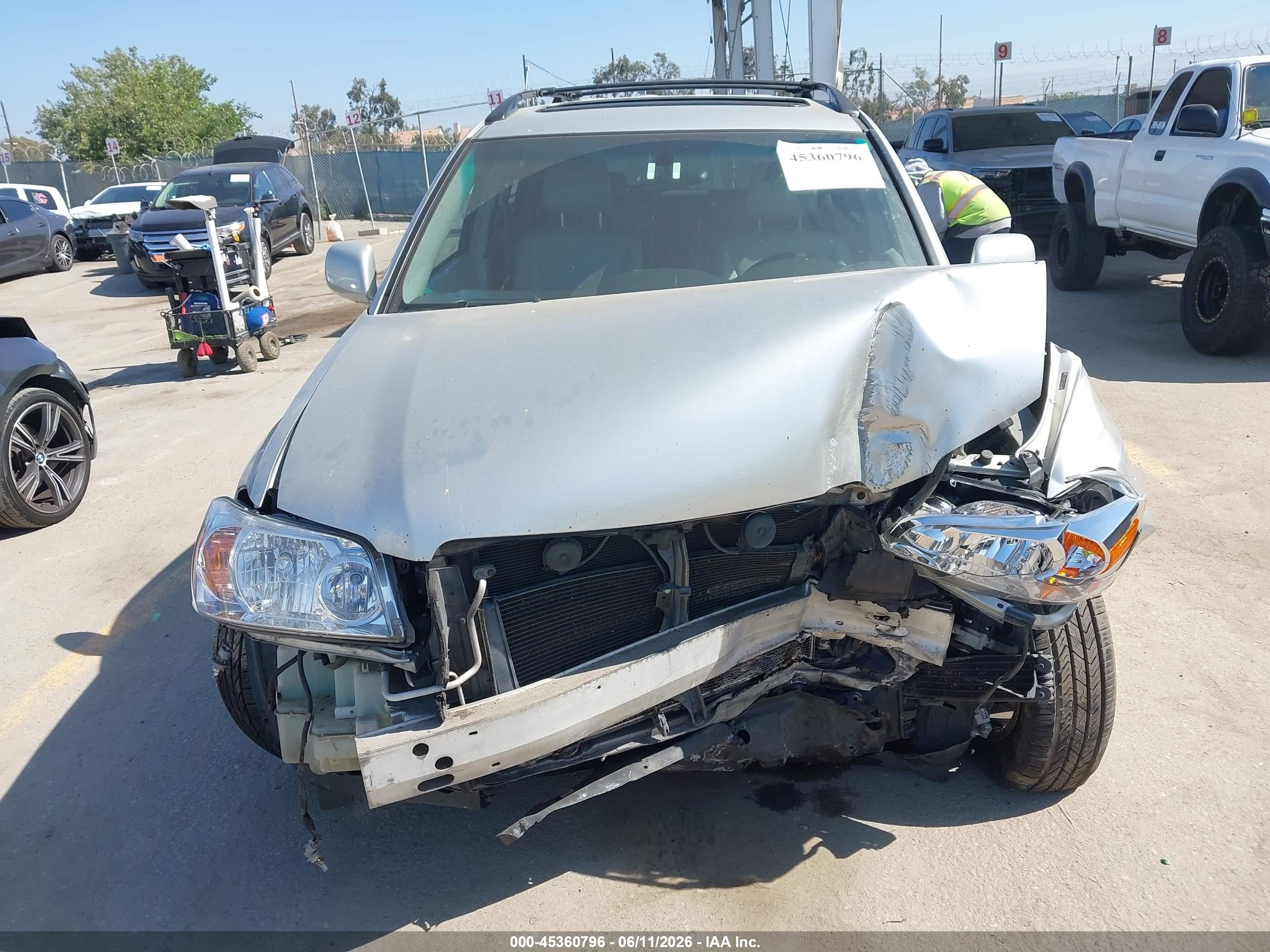 2006 Toyota Highlander Hybrid Limited V6 Silver vin: JTEDW21A260012223