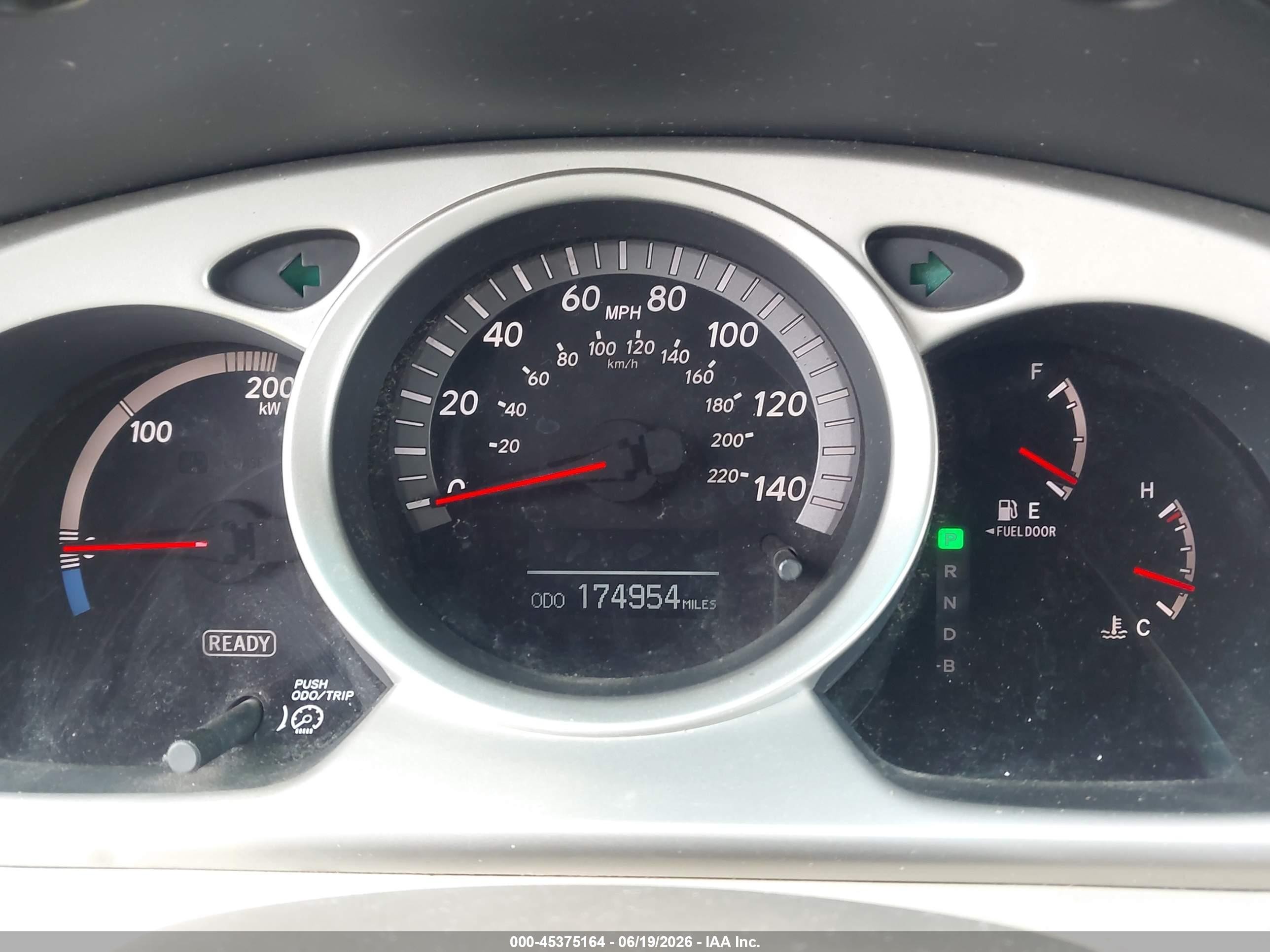 2006 Toyota Highlander Hybrid Limited V6 Beige vin: JTEDW21A260015994