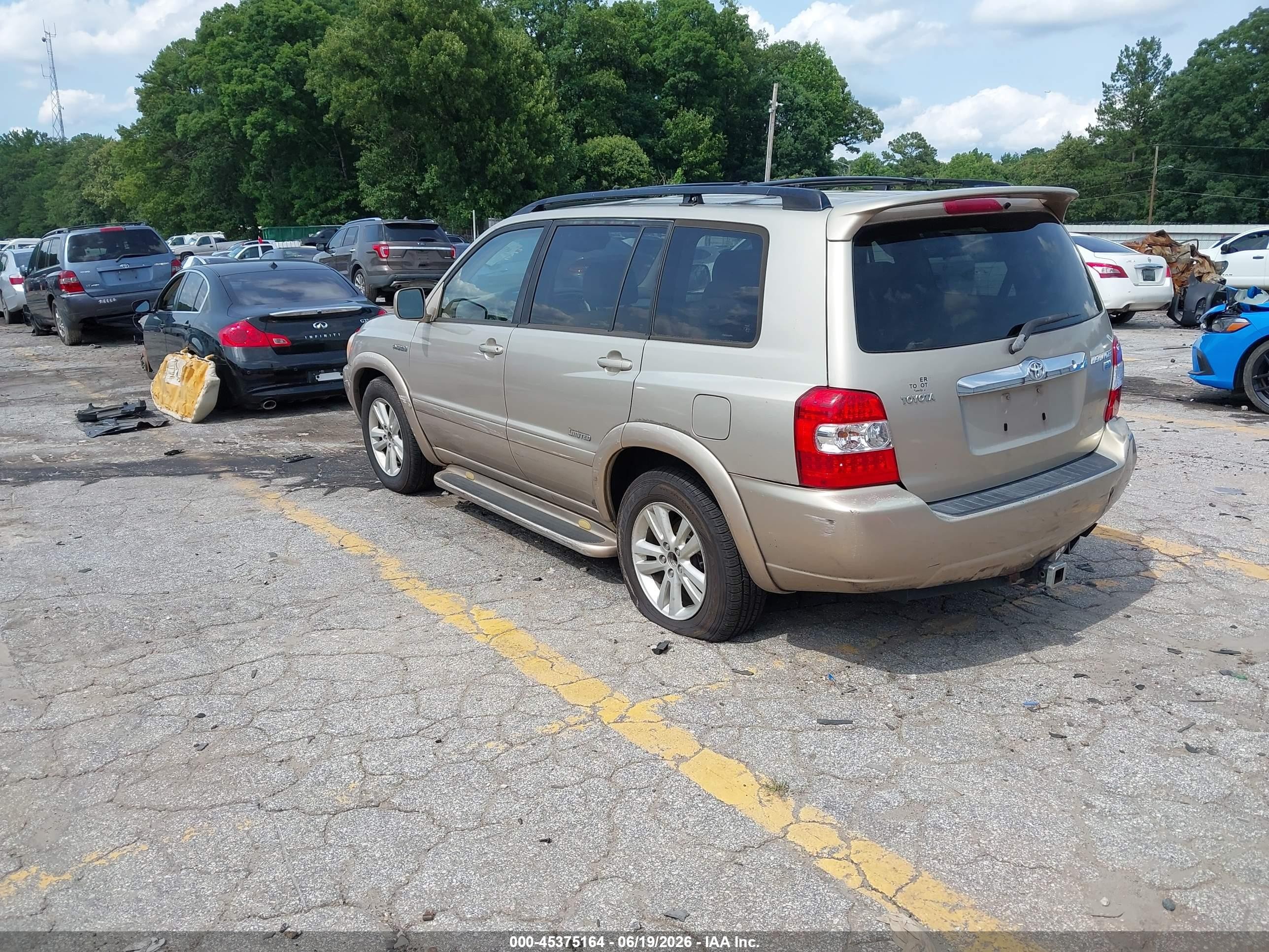 2006 Toyota Highlander Hybrid Limited V6 Beige vin: JTEDW21A260015994