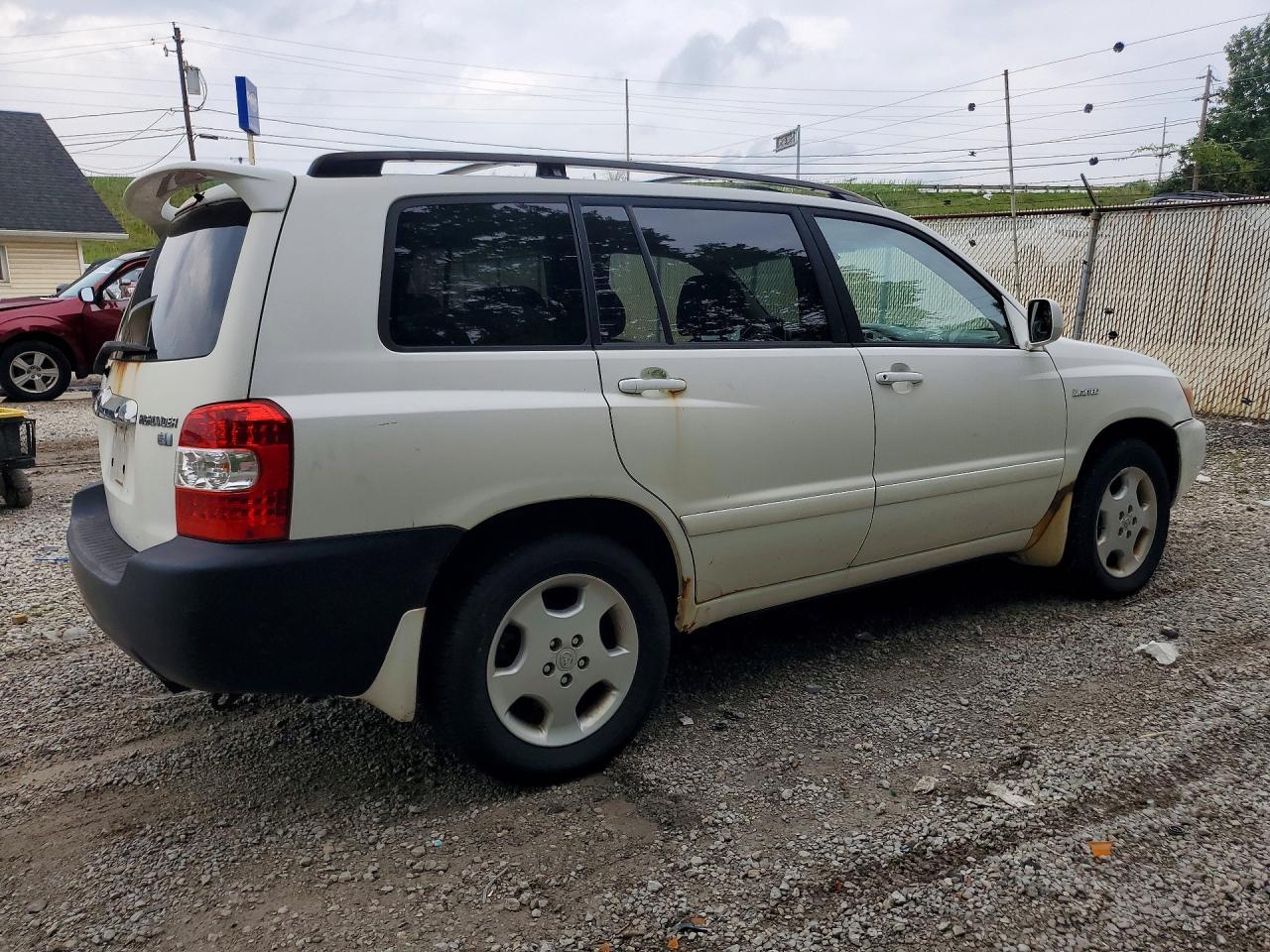 2006 Toyota Highlander Hybrid Белый vin: JTEDW21A360003000