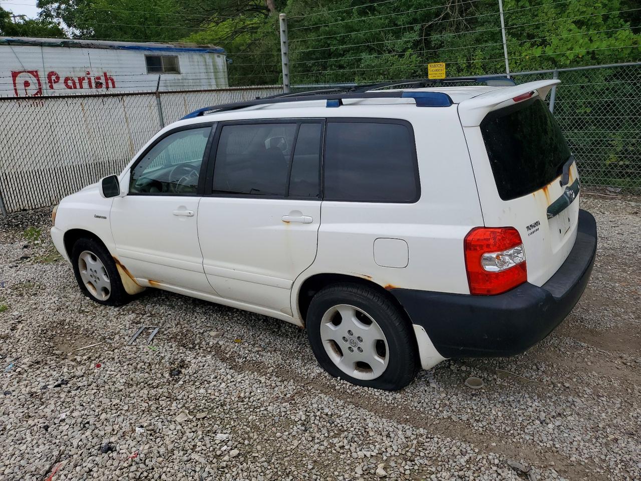 2006 Toyota Highlander Hybrid Белый vin: JTEDW21A360003000