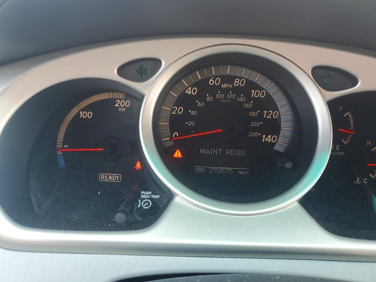 2006 Toyota Highlander Hybrid Blue vin: JTEDW21A360004258