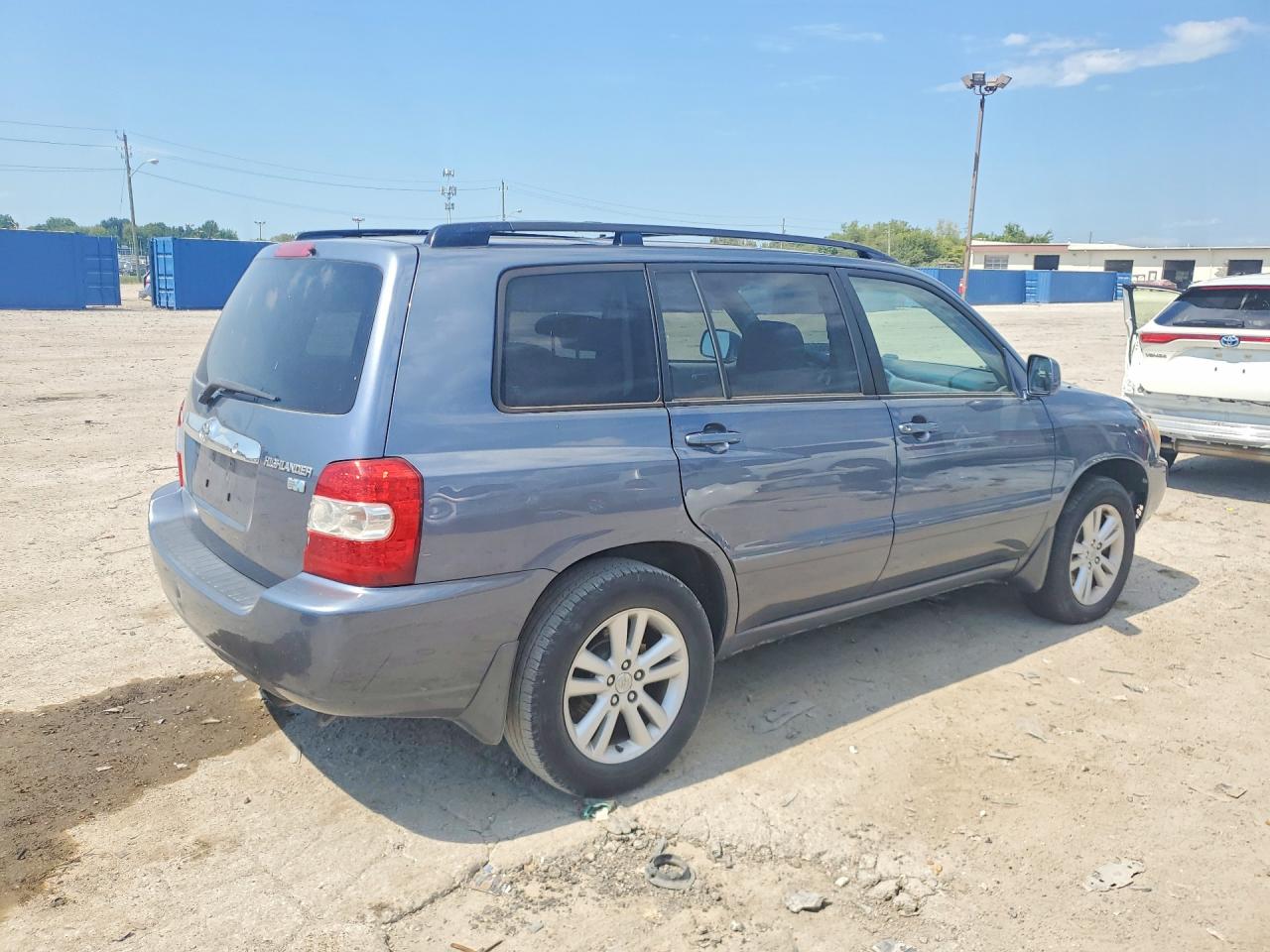 2006 Toyota Highlander Hybrid Blue vin: JTEDW21A360004258